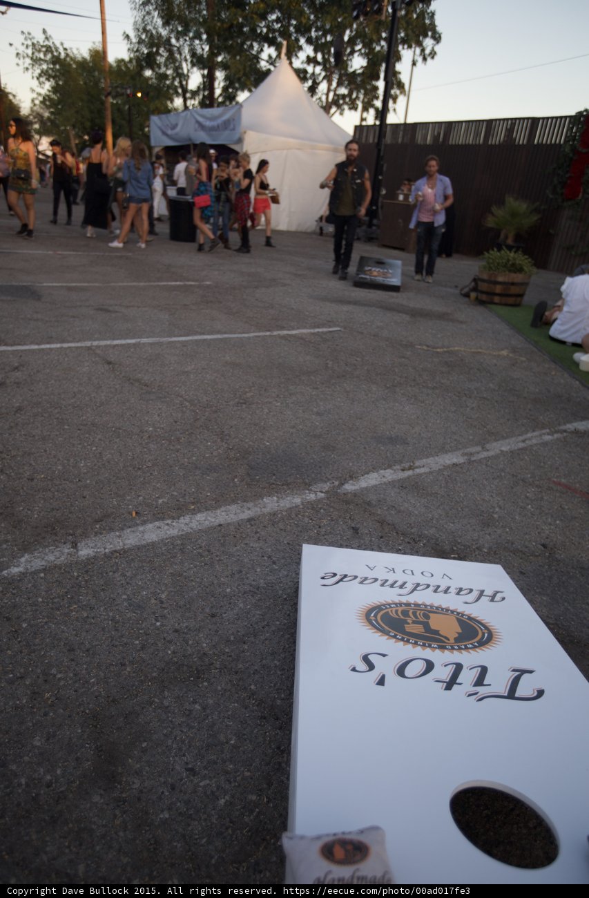 Festival Cornhole Setup
