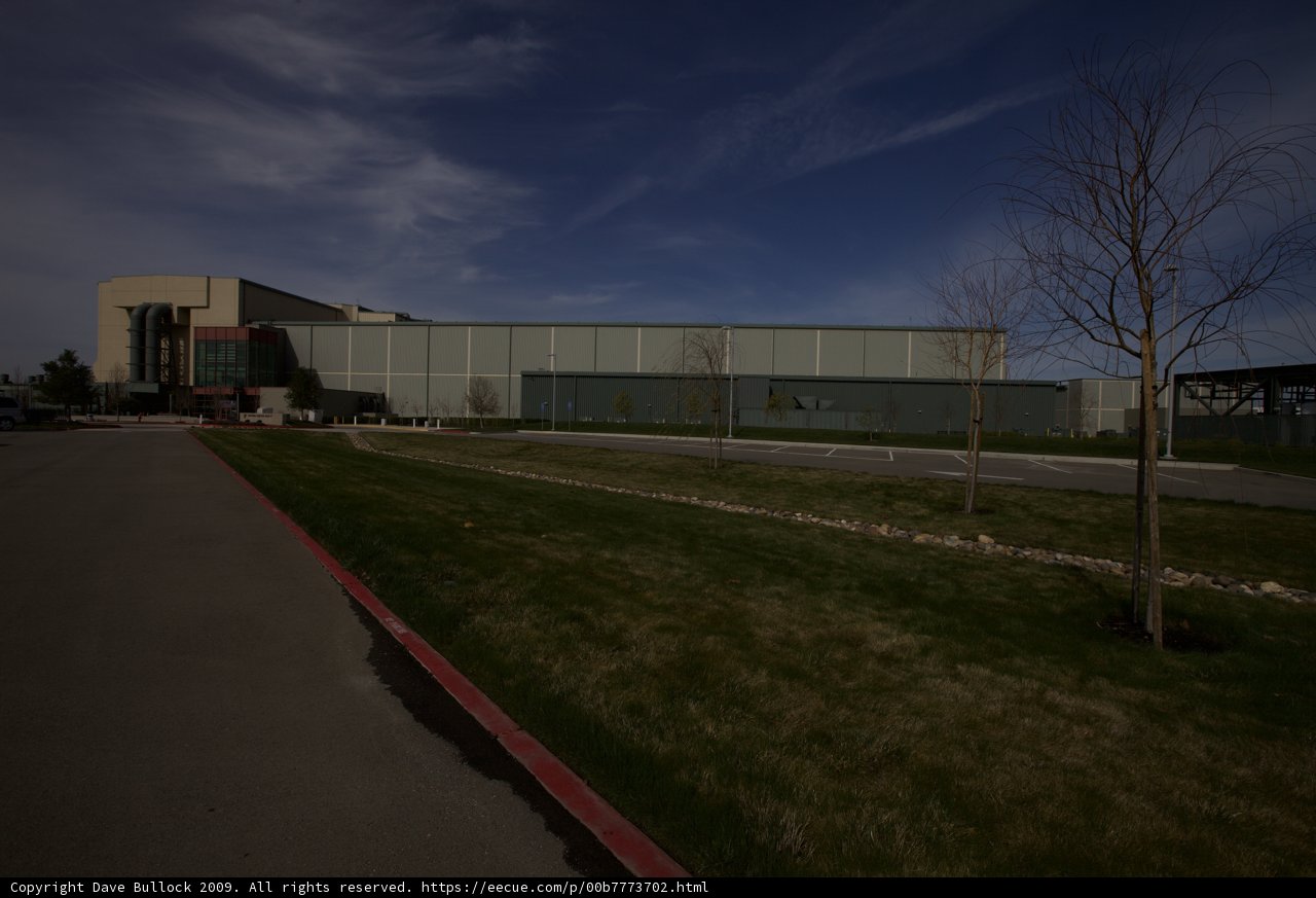 Impressive Office Building with Vast Parking Lot