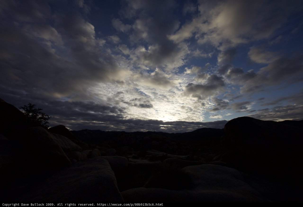 Sunlight Breaking Through the Clouds