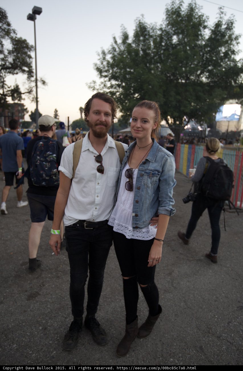 Festival Couple Smiling