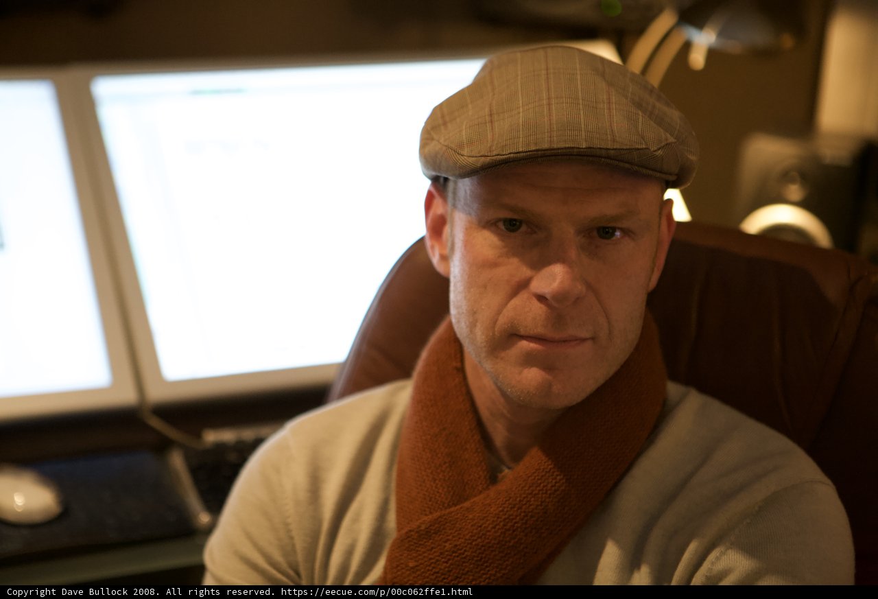 Man in Brown Scarf
