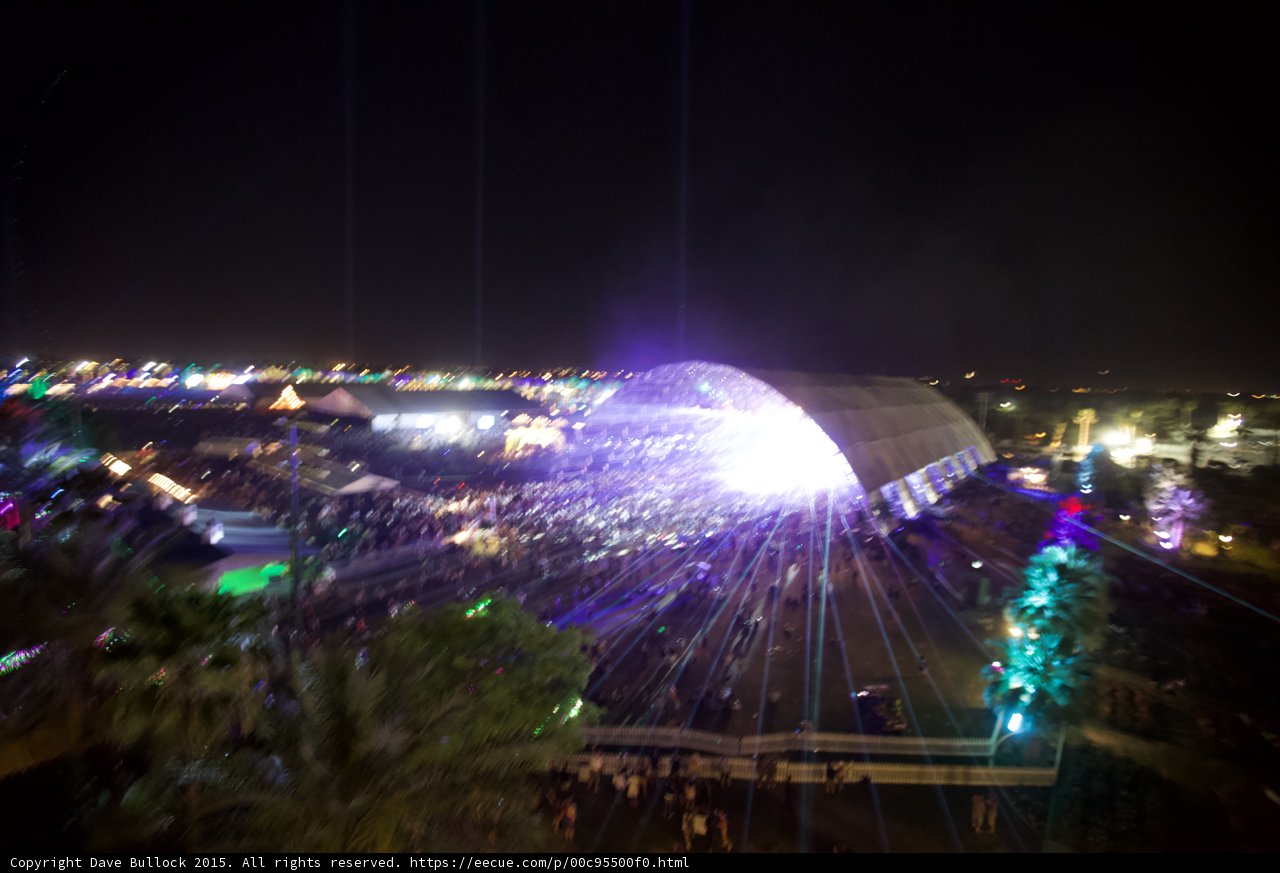 Nighttime Illumination at Coachella