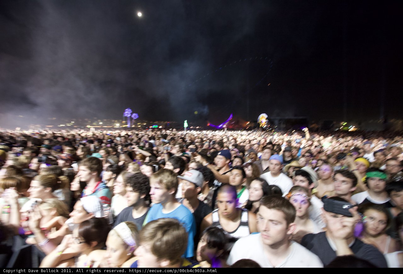 Faces in the Crowd at Coachella Music Festival