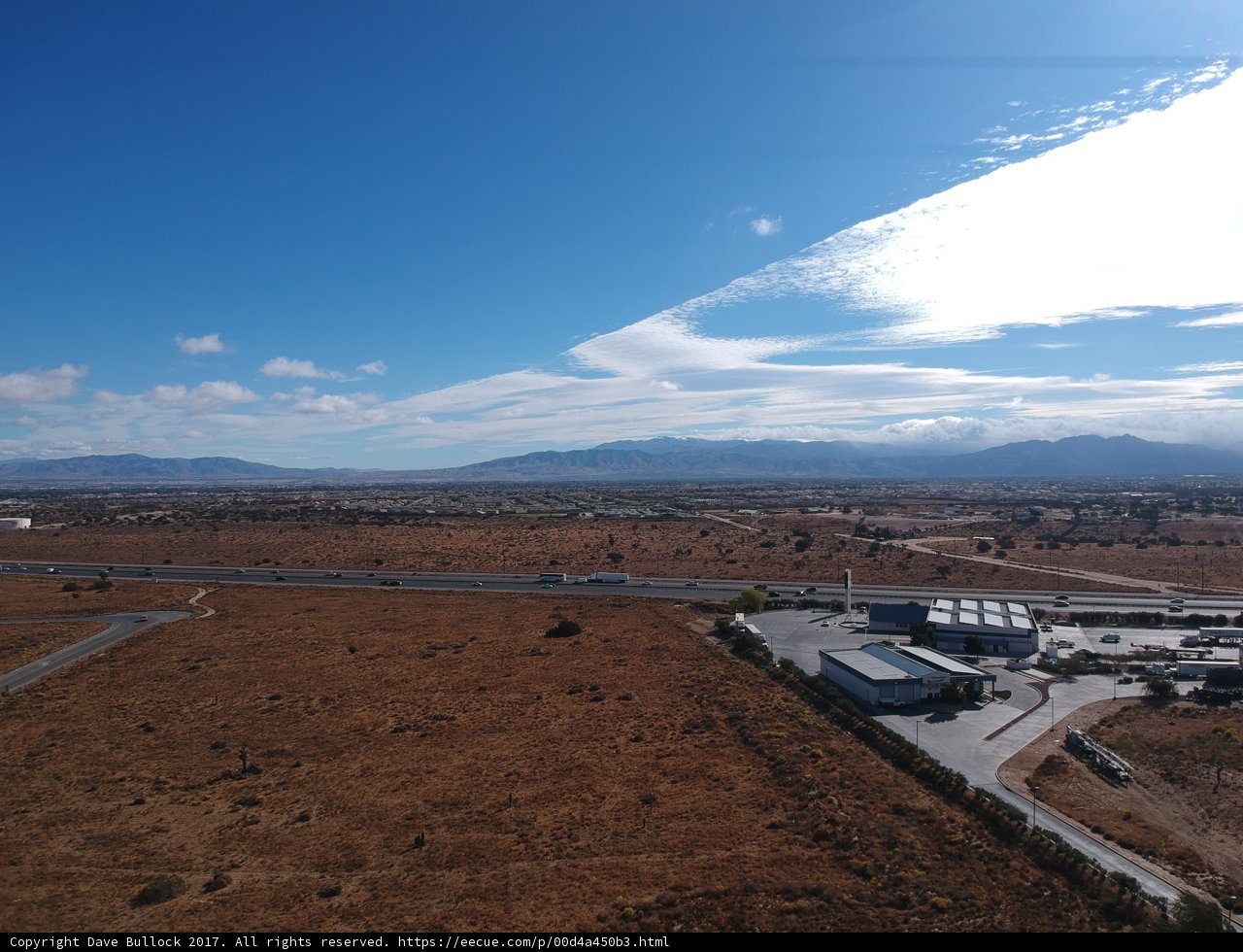 A Desert Highway to the Blue Skies