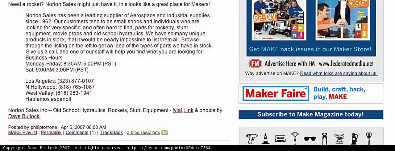 Maker Fair Website: A Documented Advertisement