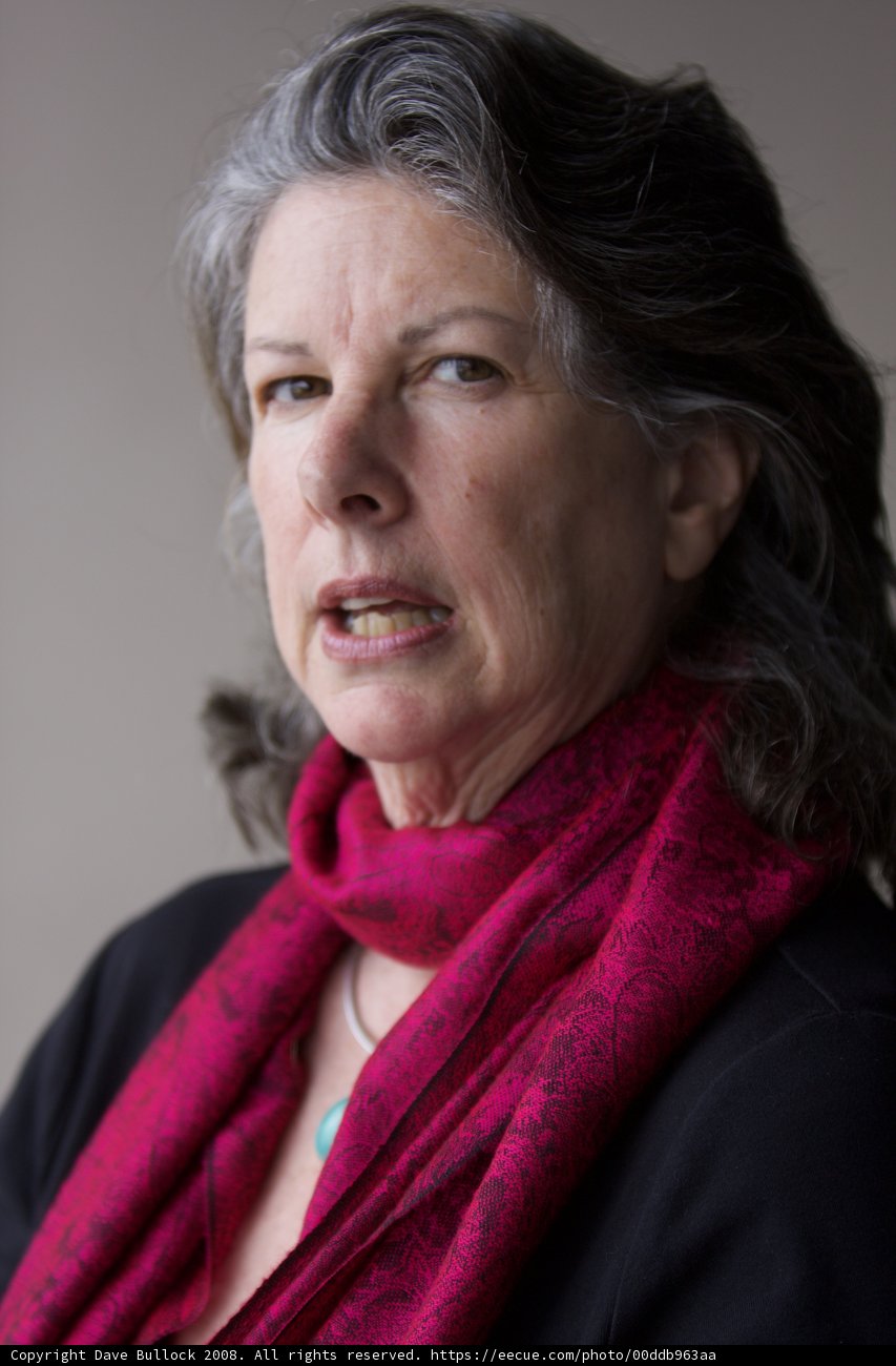 Rhoda B's Portrait with a Red Scarf