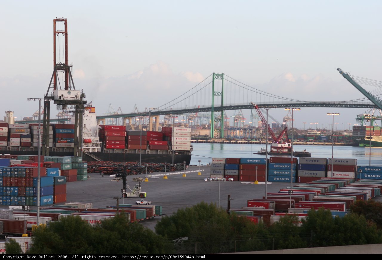 Port View of an Urban Metropolis