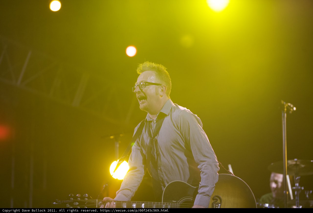 Rocking the Stage with His Guitar