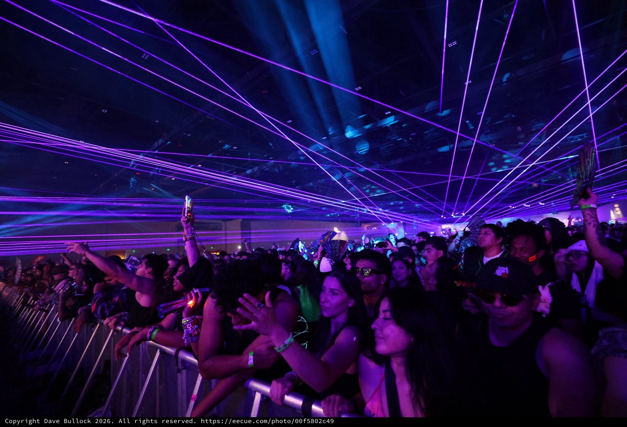 Electric Laser Light Show at Wobbleland 2026