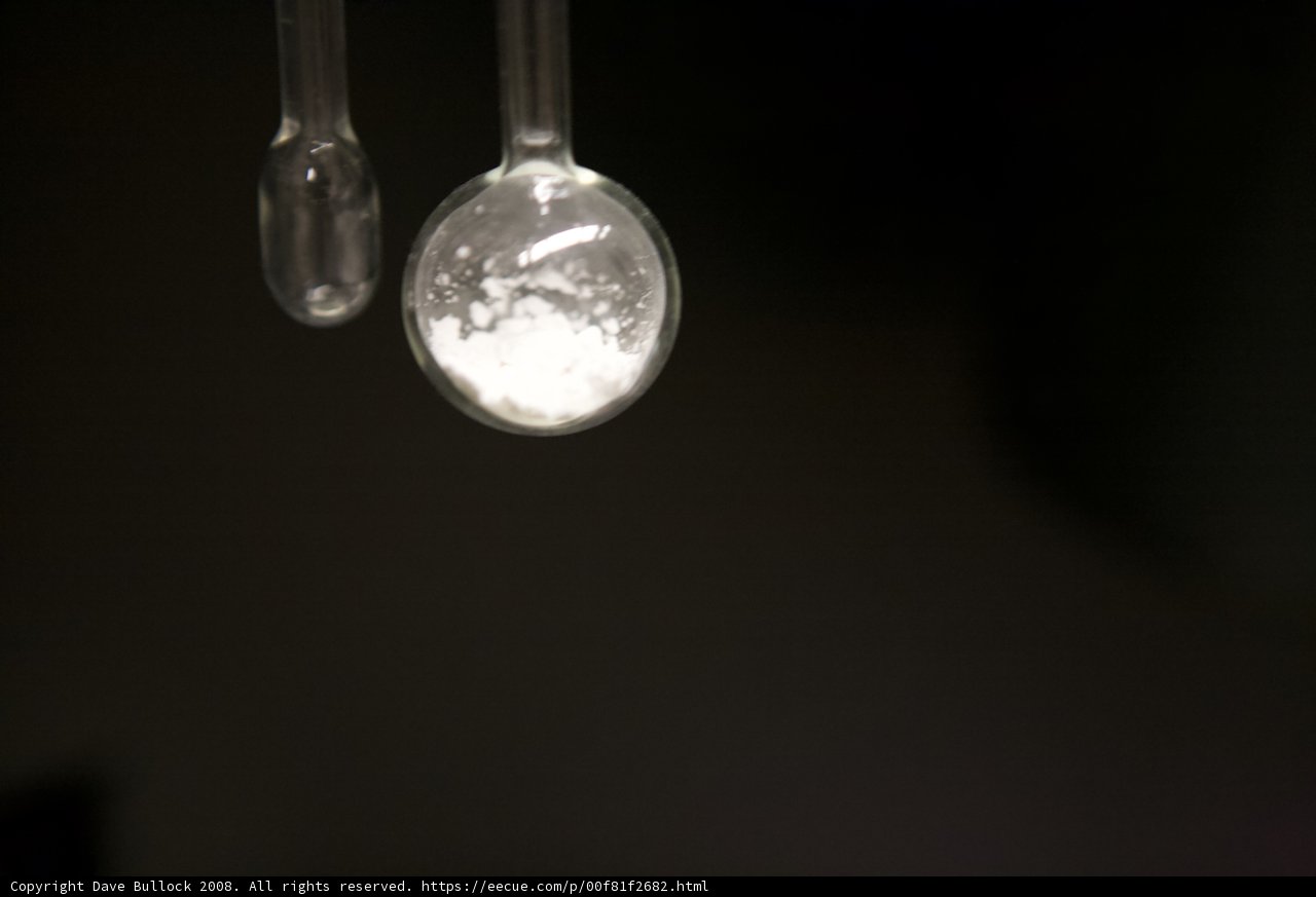 Nanotech Snowflakes Captured in a Spoon