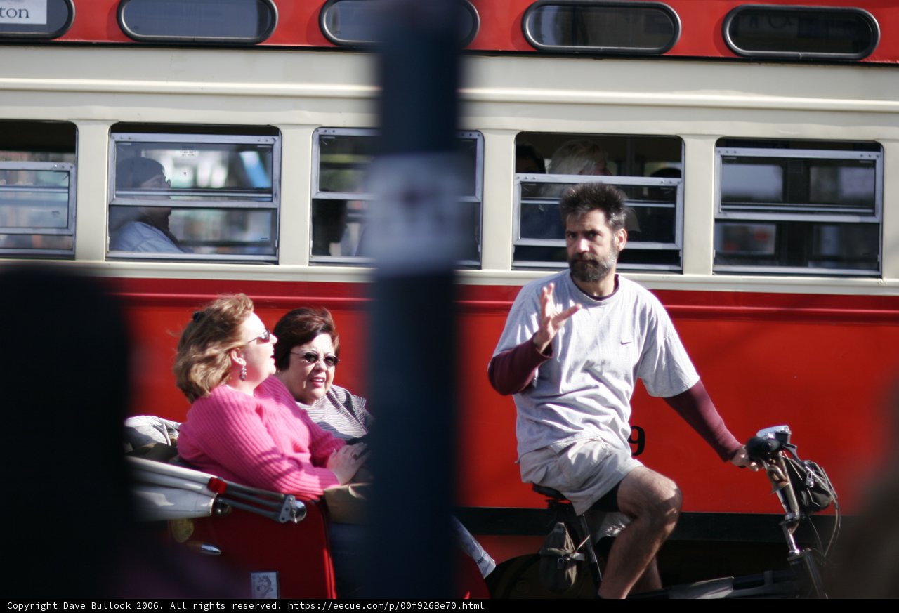 Riding through San Francisco