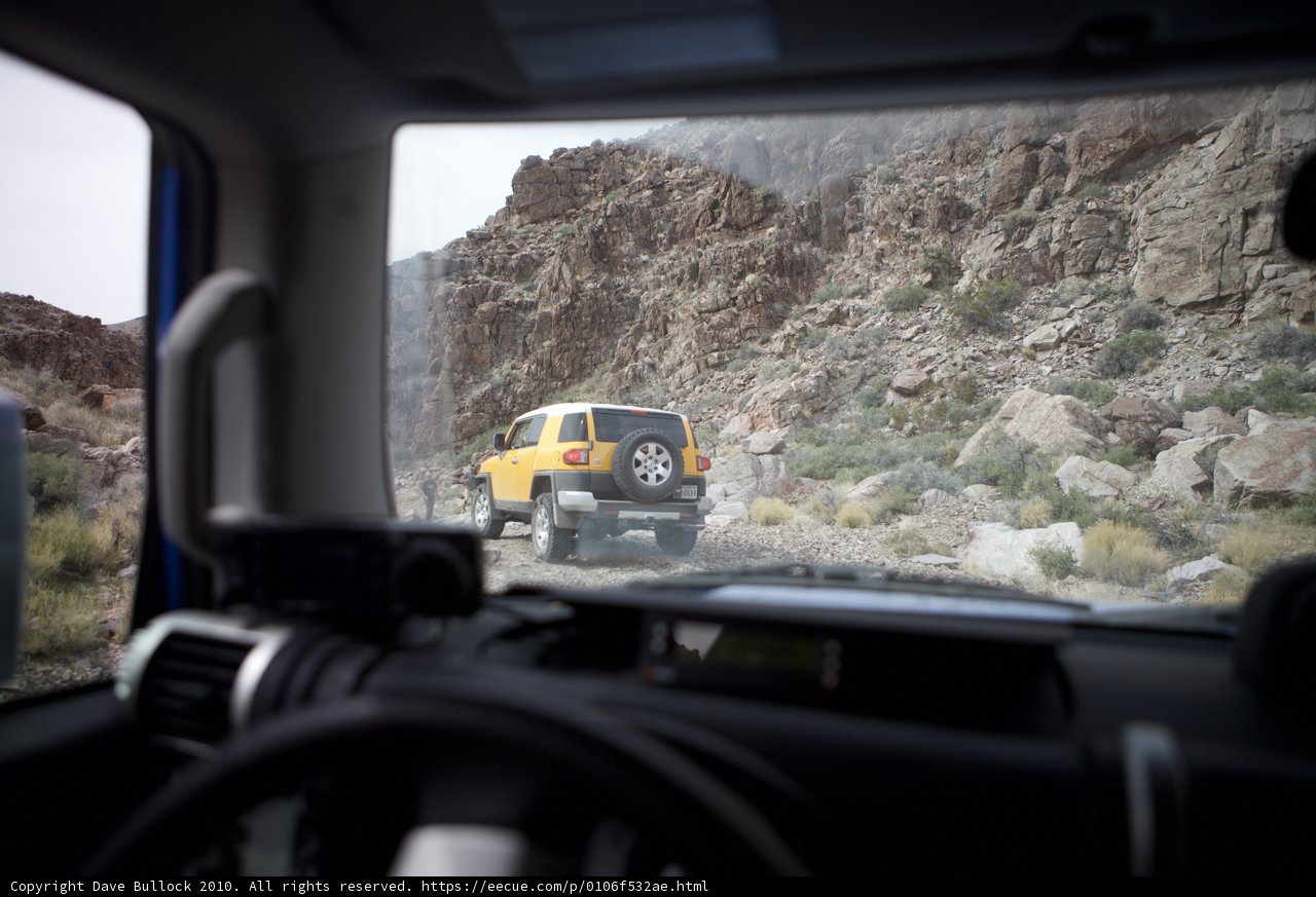 Offroad adventure in the rocky terrain