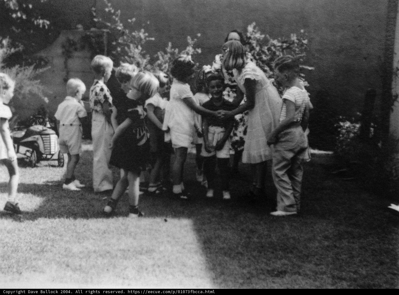 The Bride and her Little Entourage in the Garden