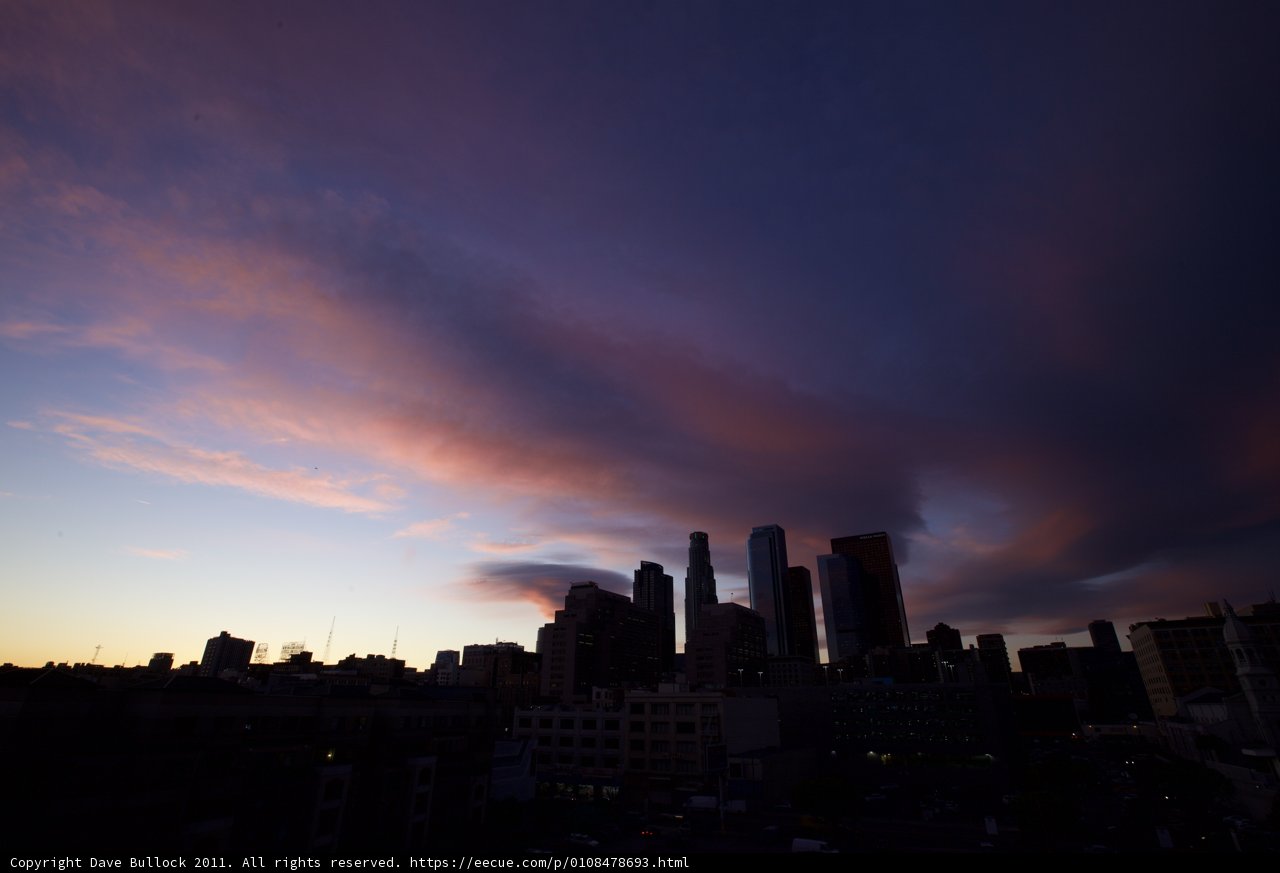 Sunset in the City of Angels