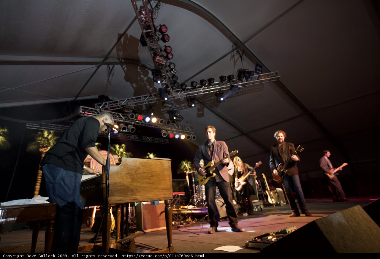 Patterson Hood and his Band Rocking the Stage at Coachella 2009