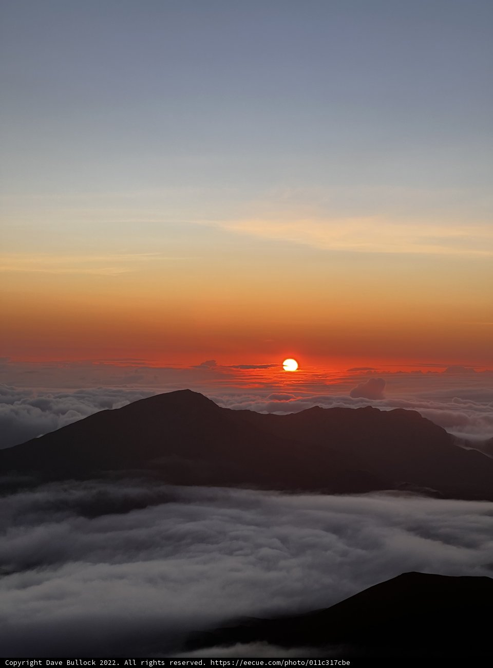 Sunrise over the Clouds