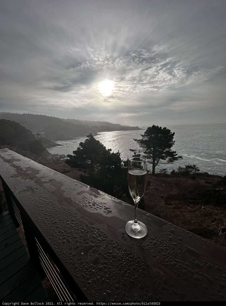 Sunset Wine on the Balcony