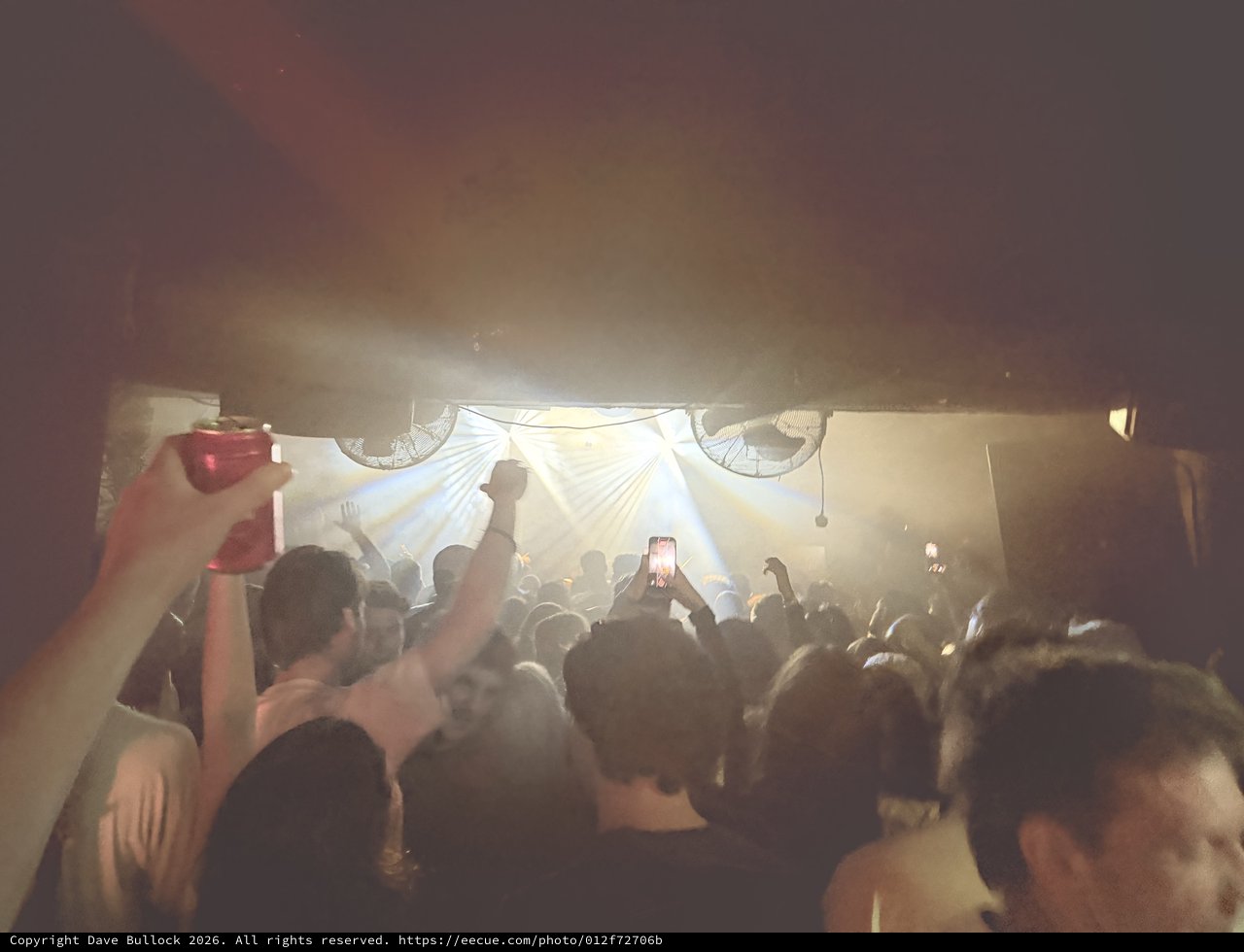 Energetic Crowd at London Underground Club Night