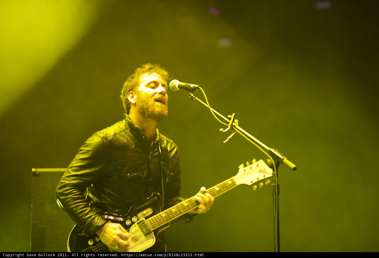 Dan Auerbach Rocks the Crowd with his Electric Guitar at Coachella 2011