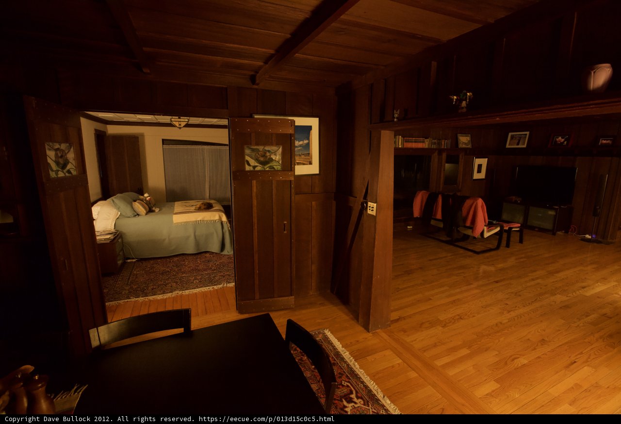 Serene Bedroom with Hardwood Floor
