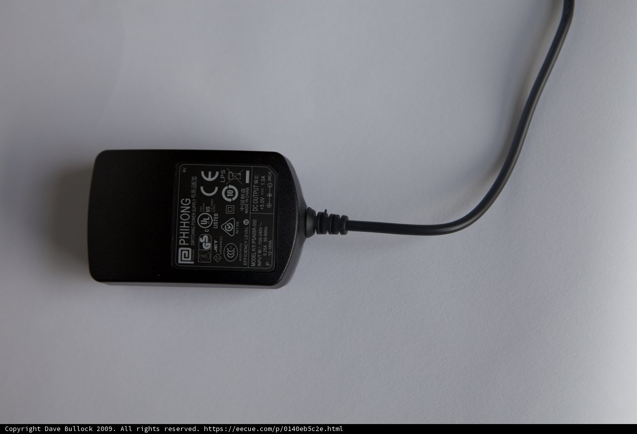 Black Power Supply with Cord