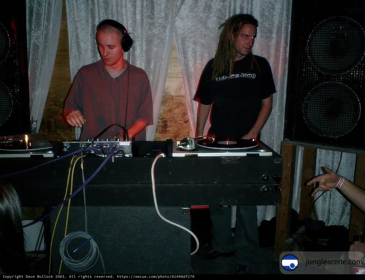 Two Deejays at Work
