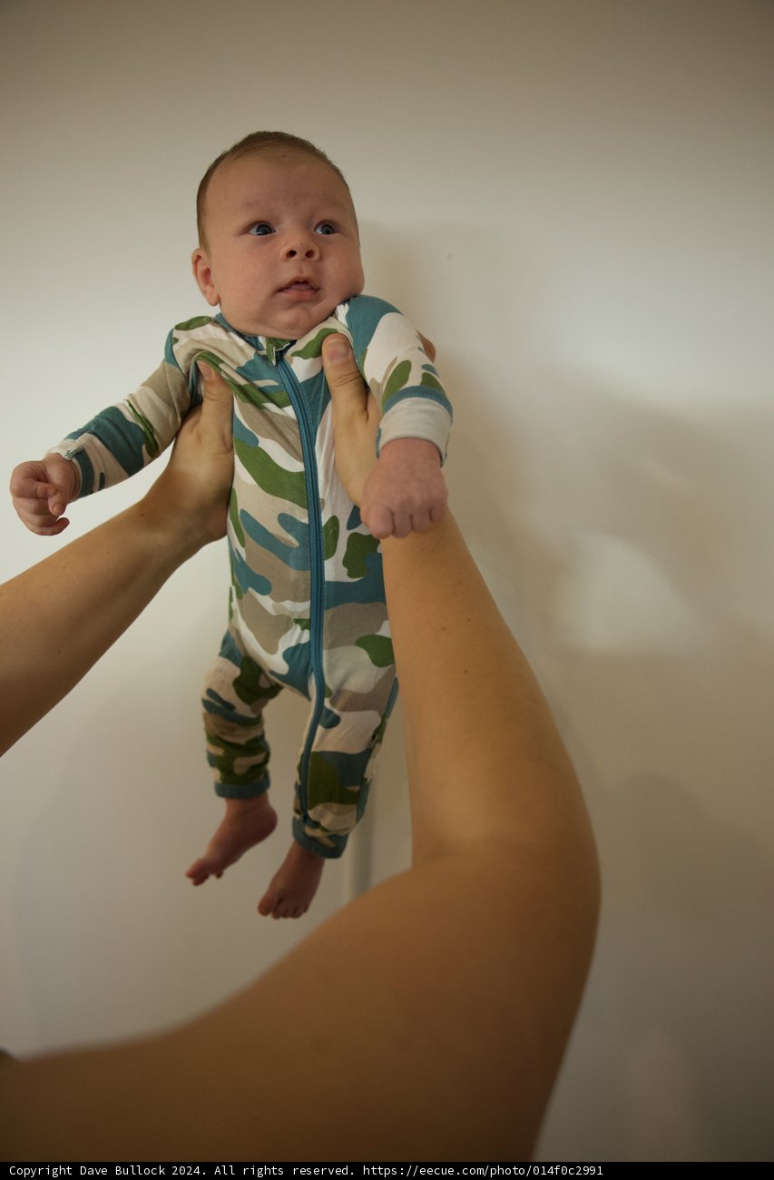Tiny Warrior in Camouflage