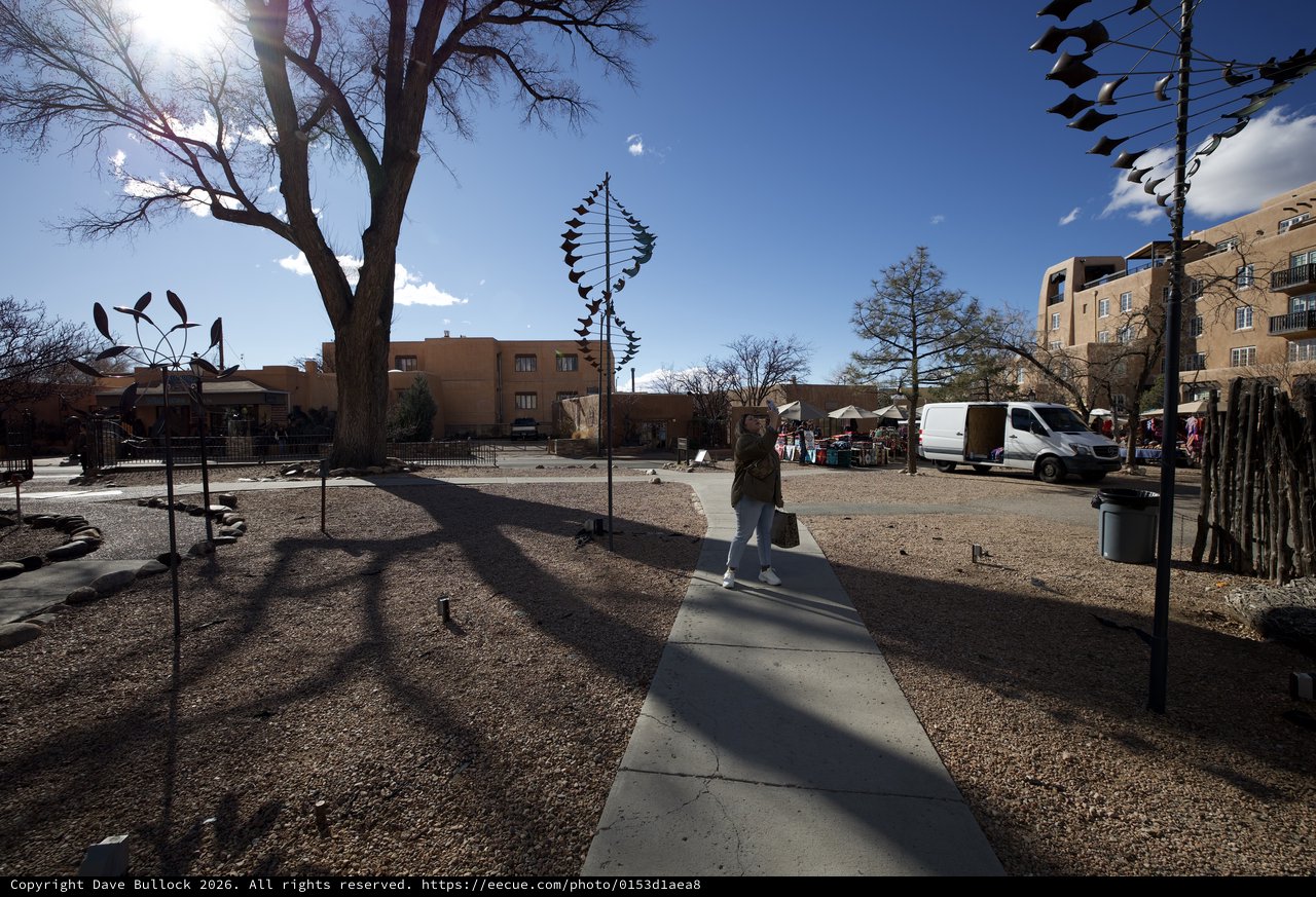 Kinetic Sculpture Plaza in Santa Fe Historic District
