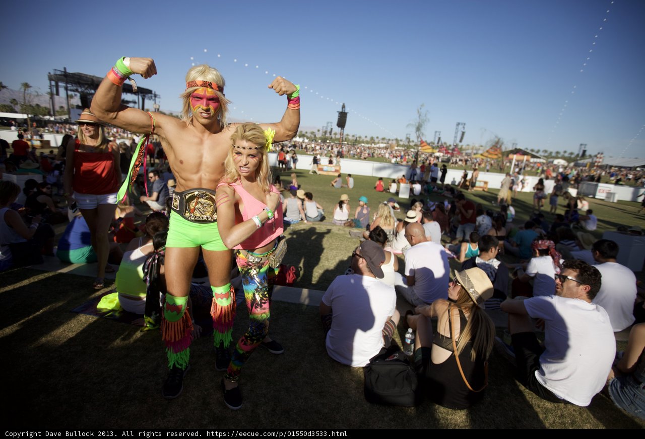 Colorful Costumes at Coachella Festival