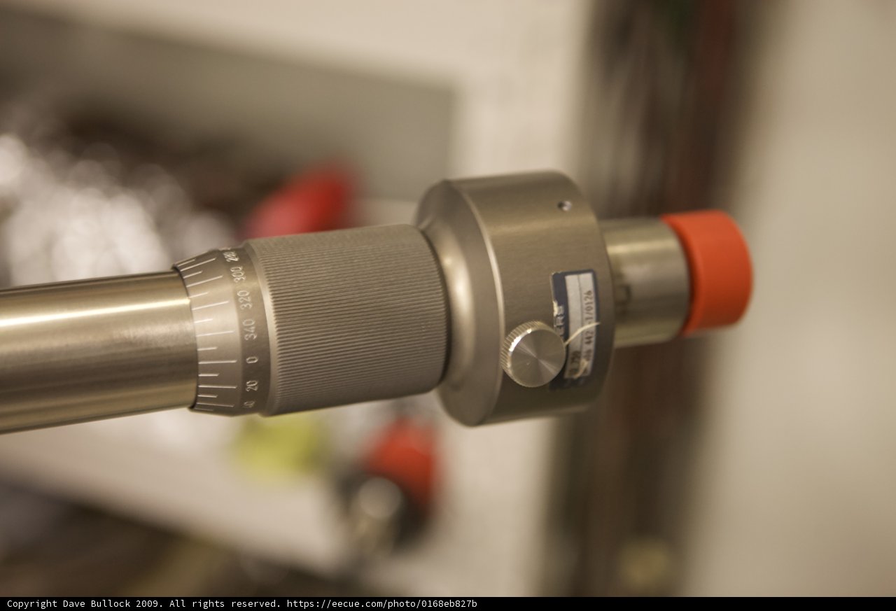 Close-up of Metal Rod with Red Cap