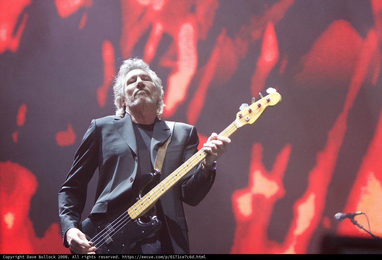 Roger Waters Rocks the Coachella Stage with his Bass Guitar