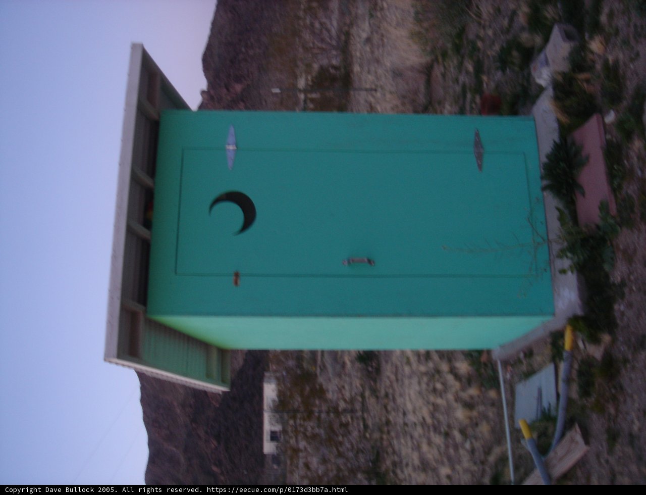 Moonlit Outhouse