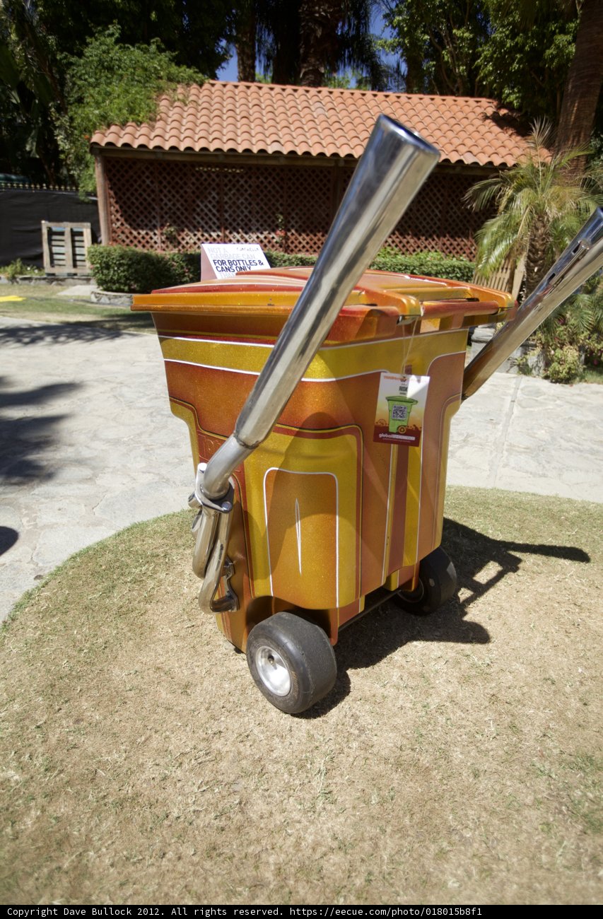 Trash Can with Pipes