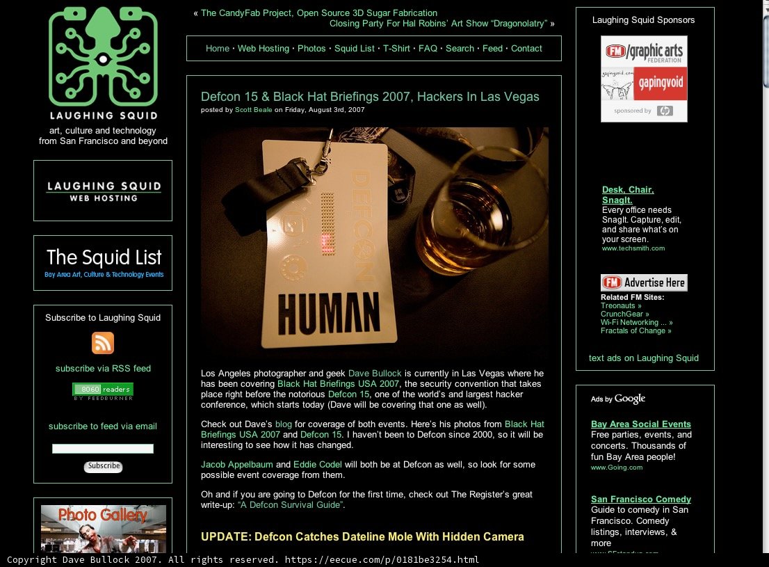 The Human Octopus: Documenting the Wonders of Technology