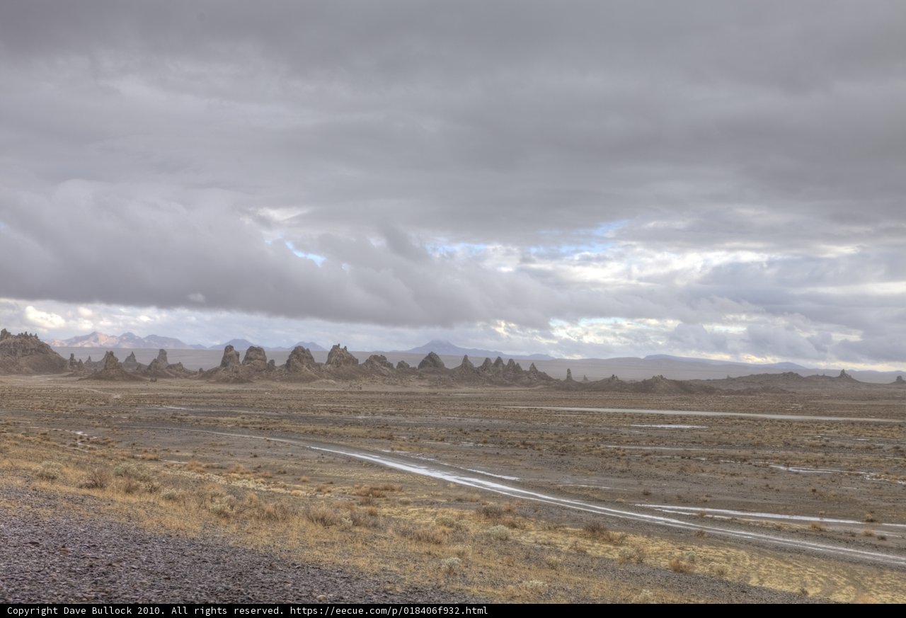 The Majestic Desert Mountains Under a Cloudy Sky
