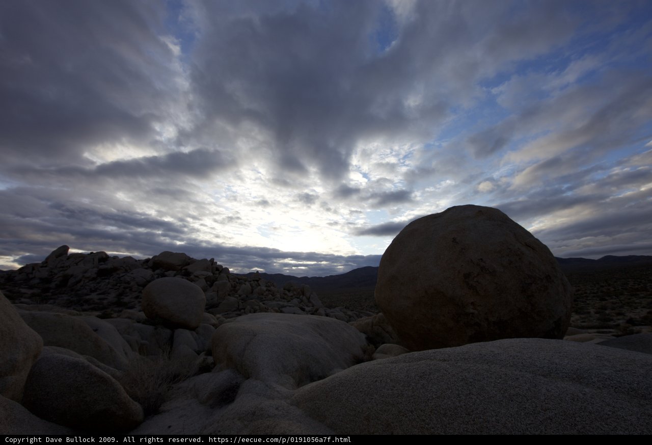 Majestic Rock and Cloudscape