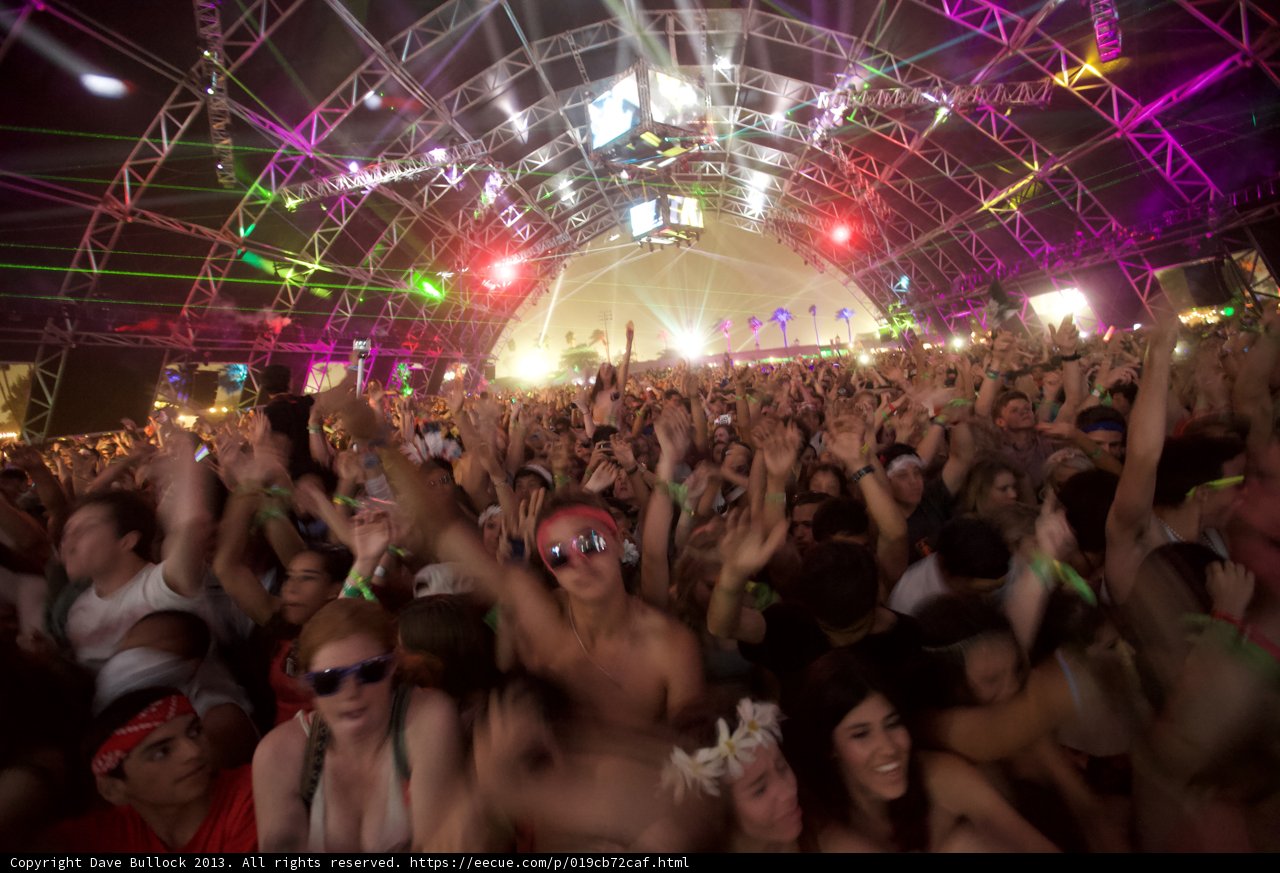 Coachella Concert Crowd