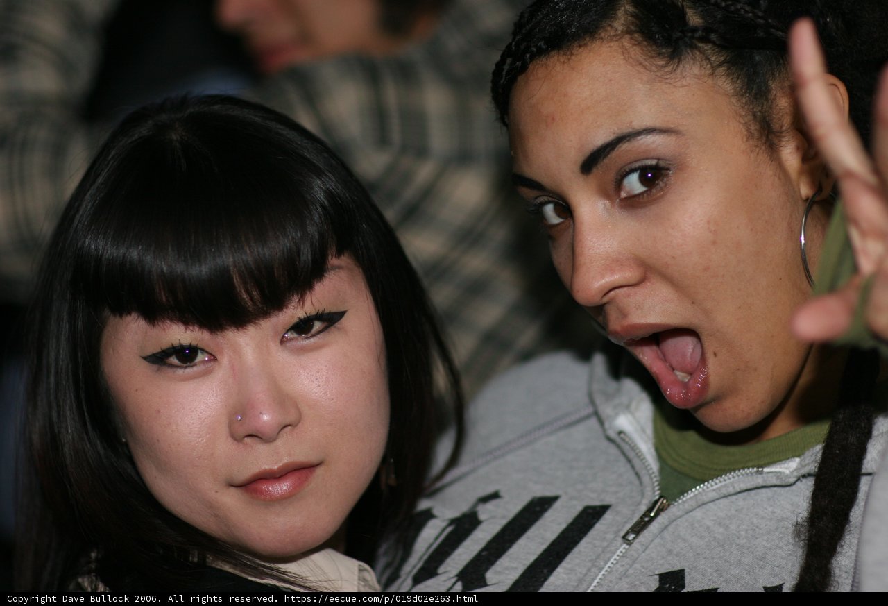 Three Women with Black Hair