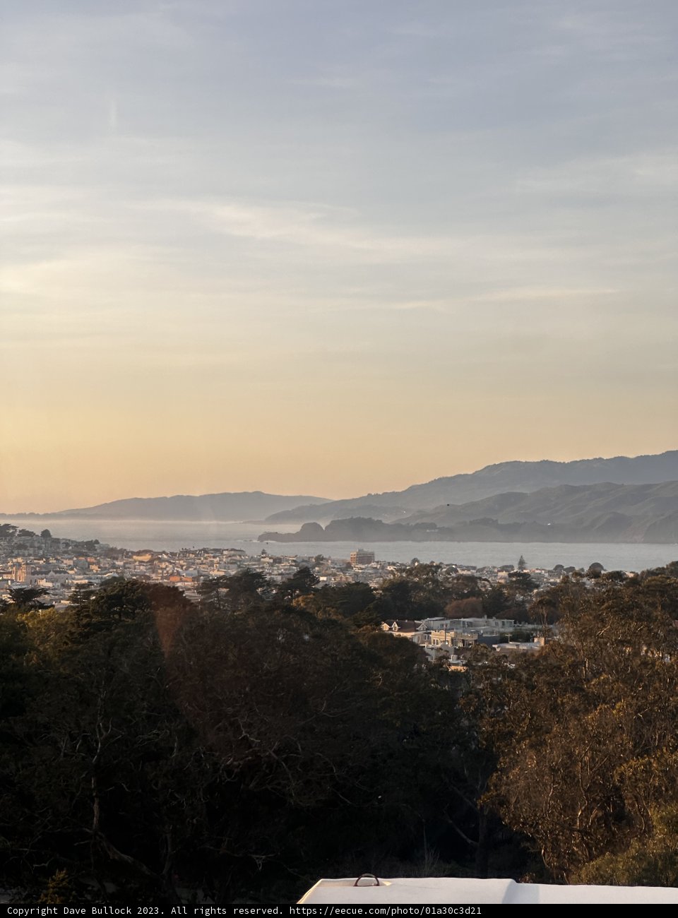 A Majestic View Over The San Francisco Skyline