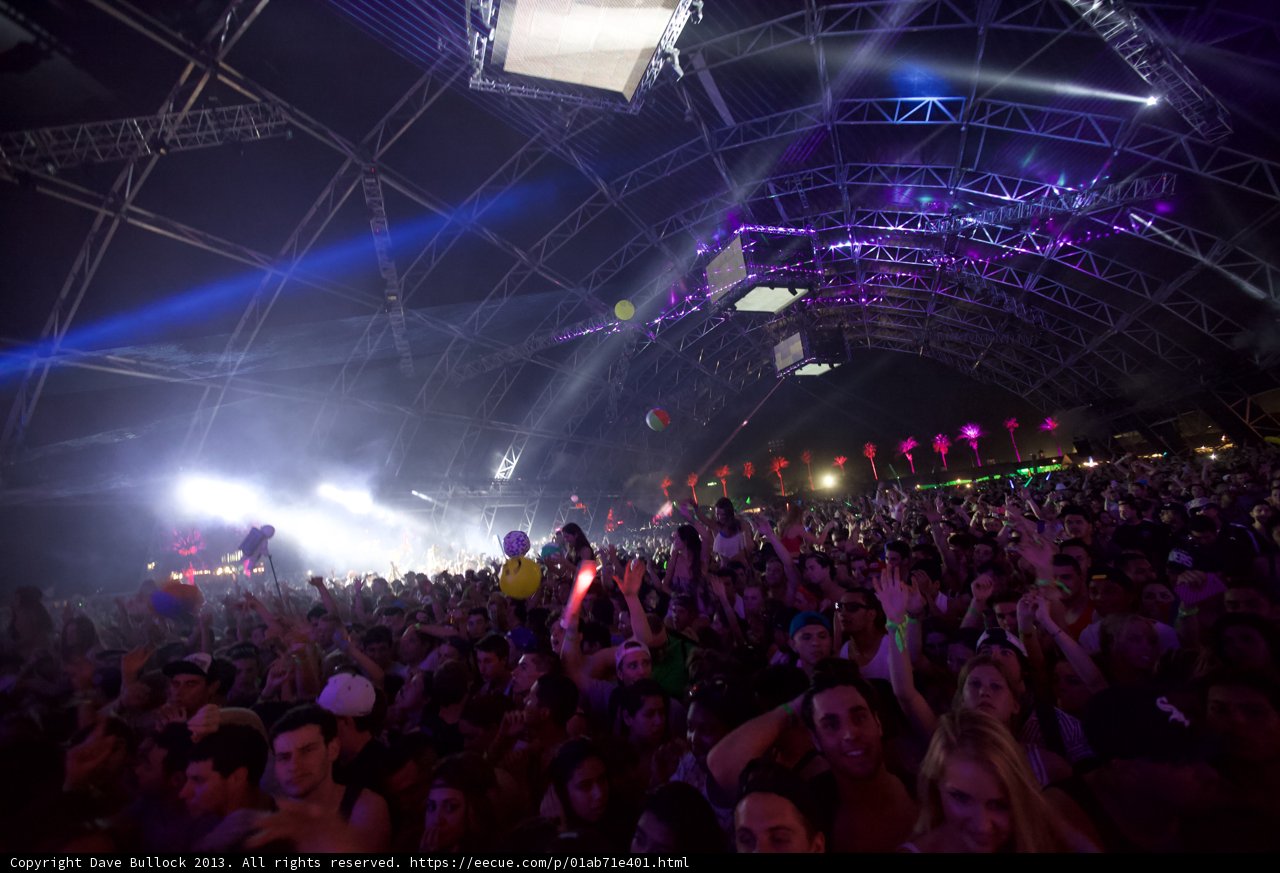 Coachella's Lively Crowd