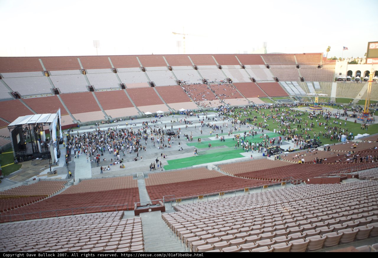 Massive stadium filled with people