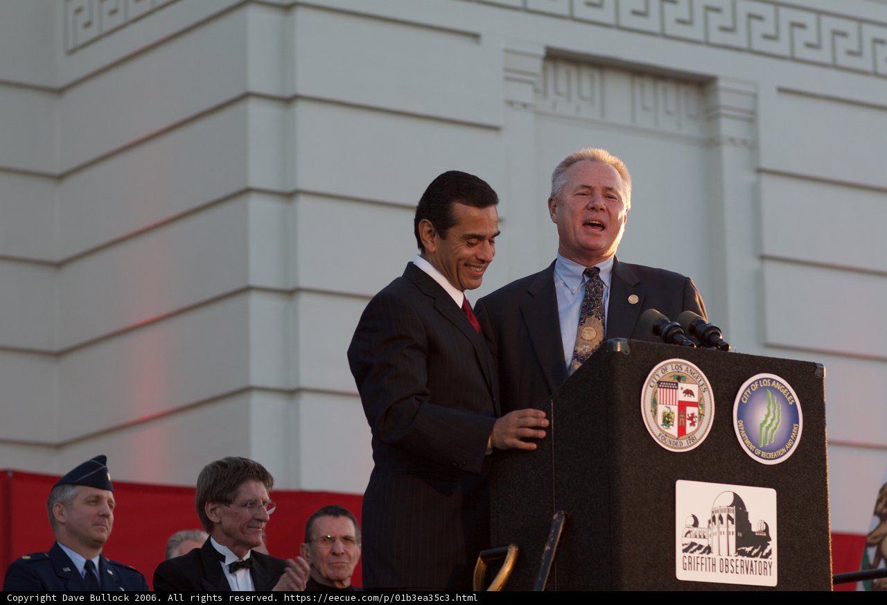 Press Conference with Antonio Villaraigosa and Leonard Nimoy