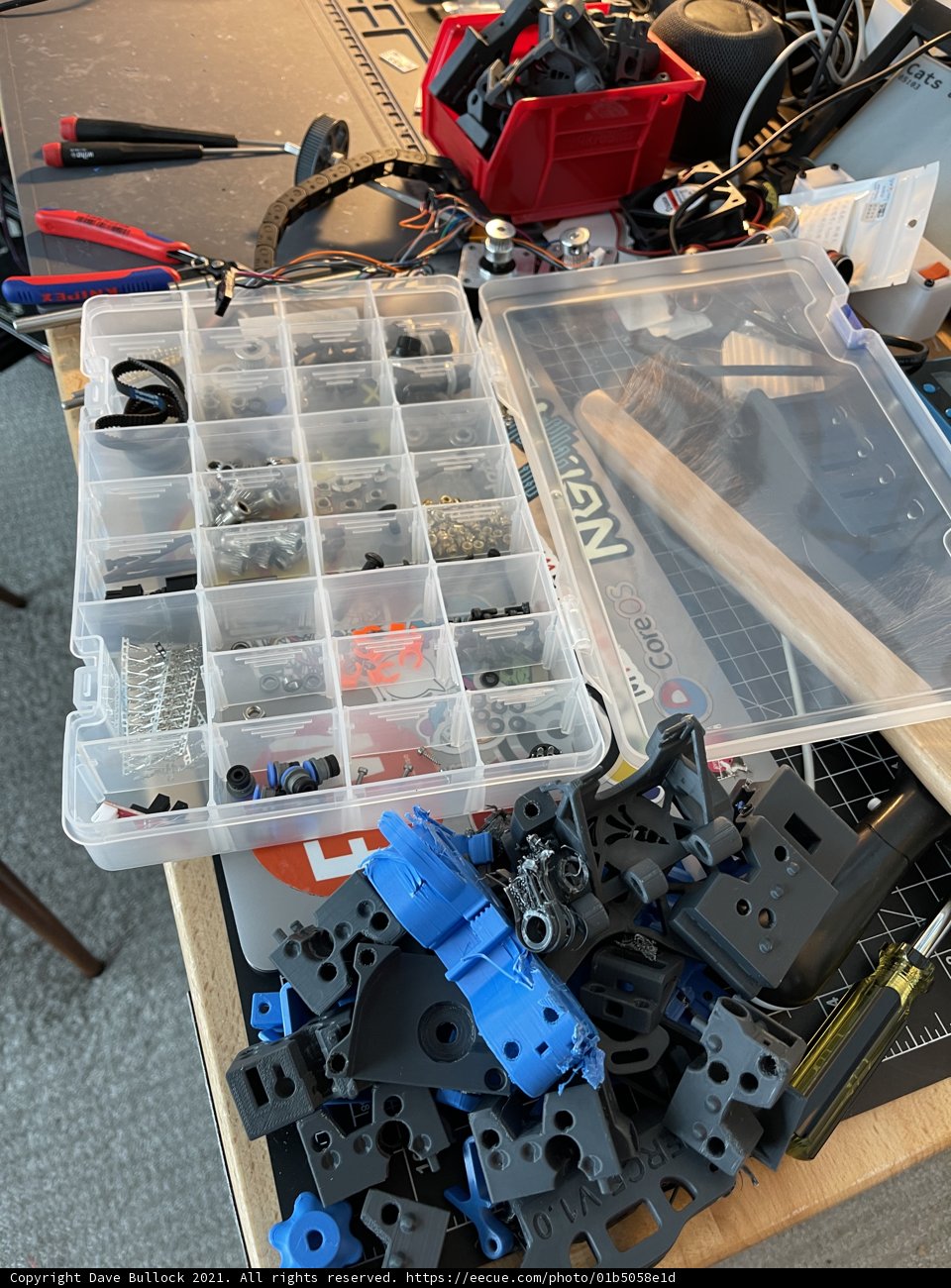 Tools and Toys on a Table