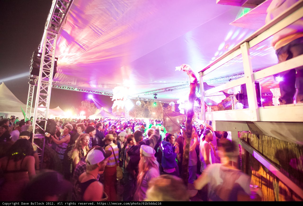 Coachella Nightlife: A Thrilling Crowd of Music Fanatics