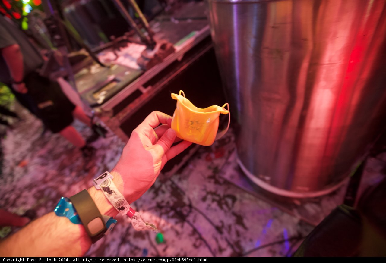 Yellow Cup at Coachella