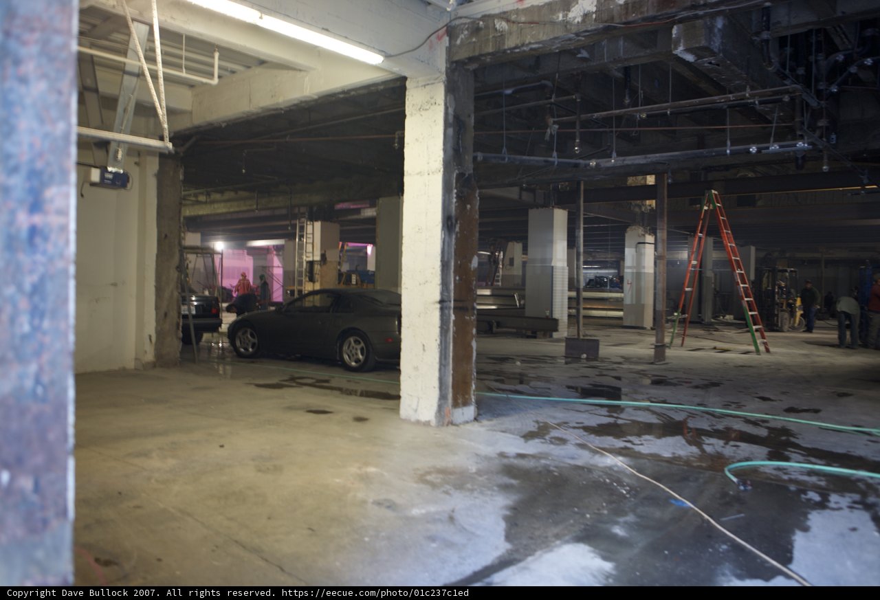The Lone Car in the Empty Garage