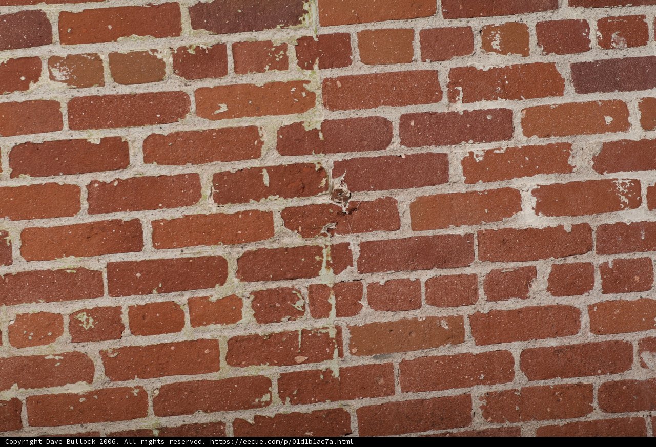 Brick Wall With a Peek-a-Boo Hole