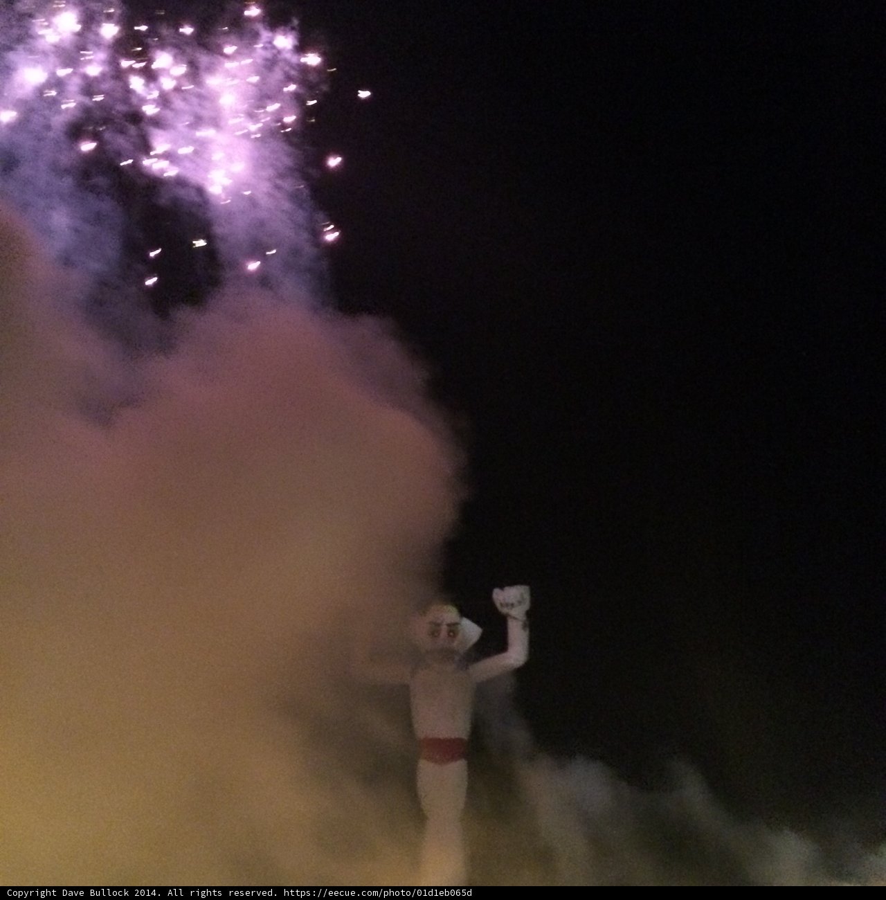 Spectacular Fireworks Display at Fort Marcy Ballpark Beach