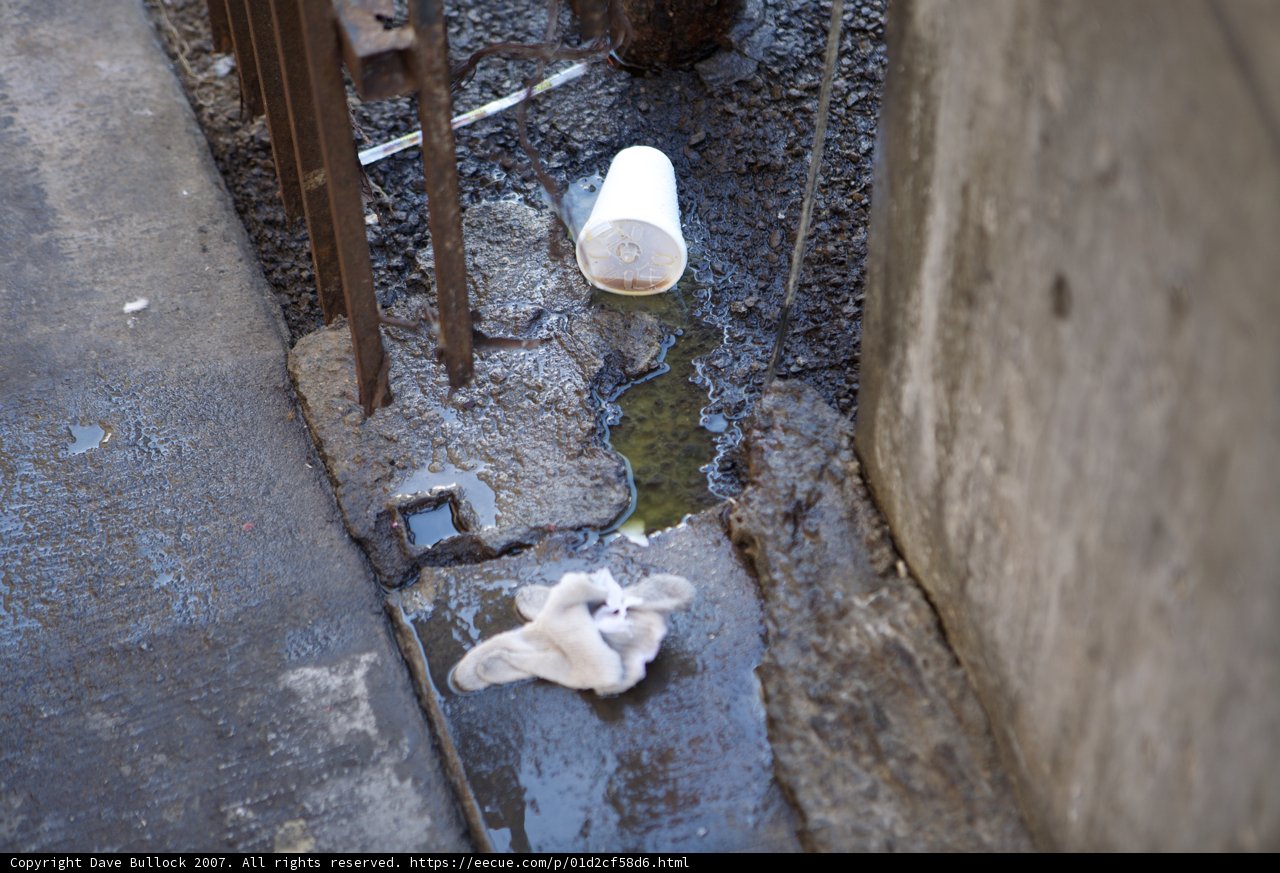 Lonely Cup on the Sidewalk