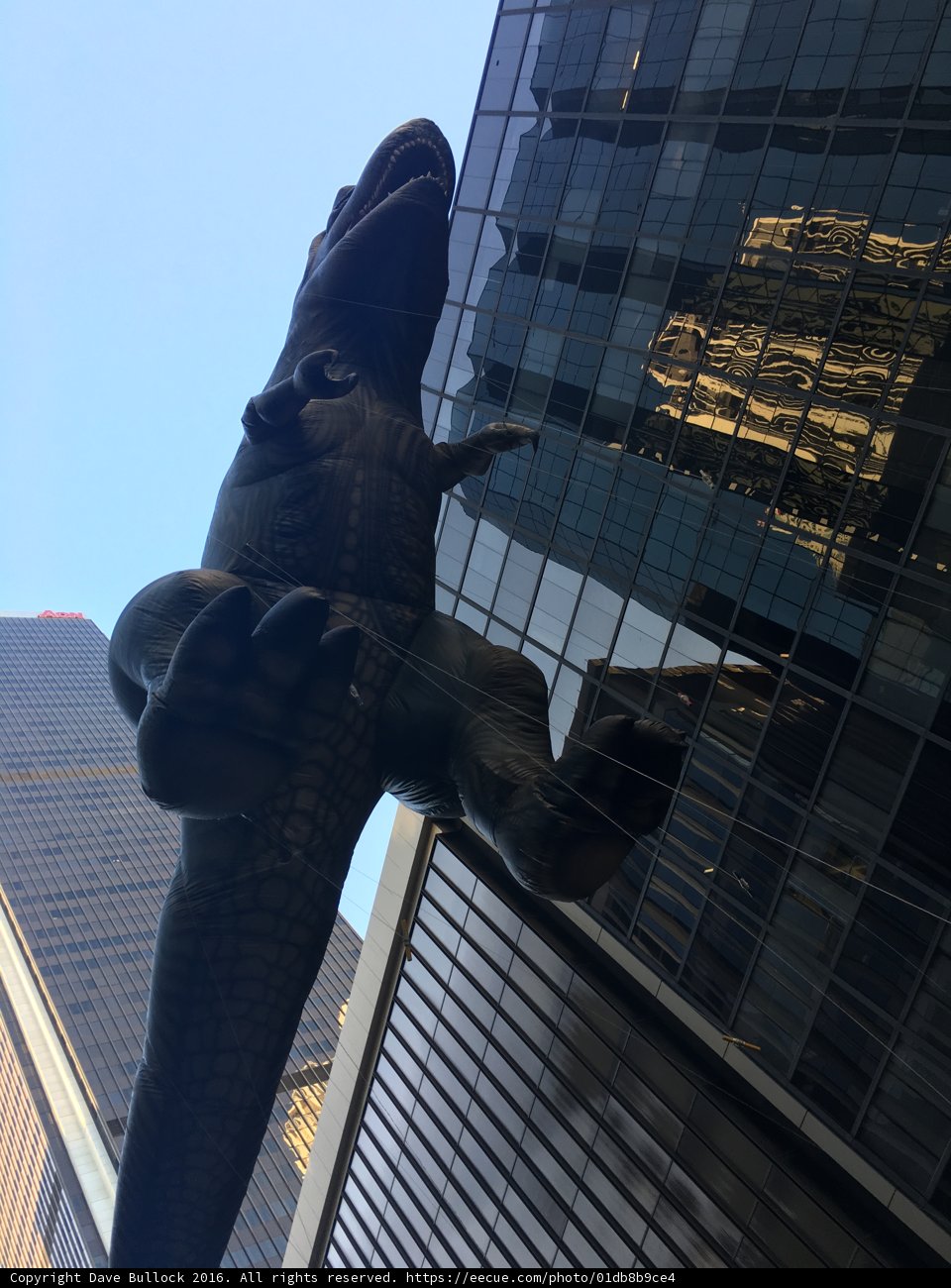 Metropolis Dinosaur Statue